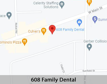 Map image for TMJ Dentist in Sun Prairie, WI